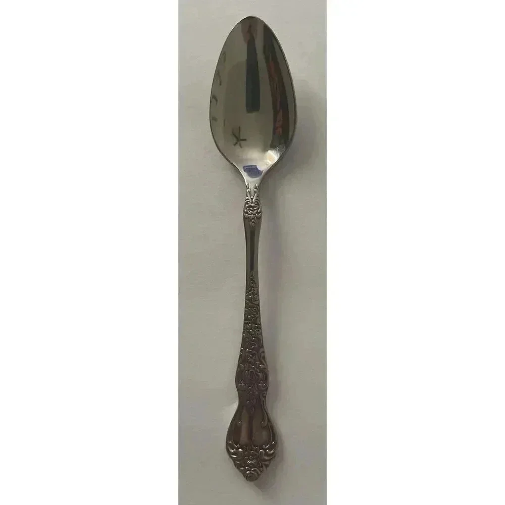 International LA‎ FRANCE Decorator Stainless Glossy Silverware Flatware Teaspoon